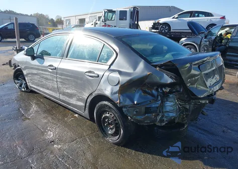 2012 Honda Civic Lx из США, поврежденный, VIN 19XFB2F55CE014684